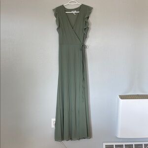 Elegant Green Maxi Dress